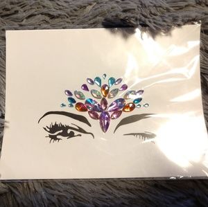 (SOLD)💎 Purple Orange Blue Face Gem Jewel Sticker